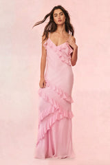 Resort Ruffle Slip Dress