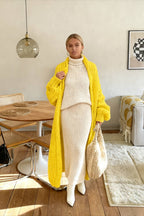 Chunky Knit Openwork Cardigan
