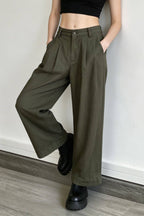 Linen Relaxed Cropped Pants