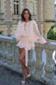 Ruffled Full Sleeve Mini Dress