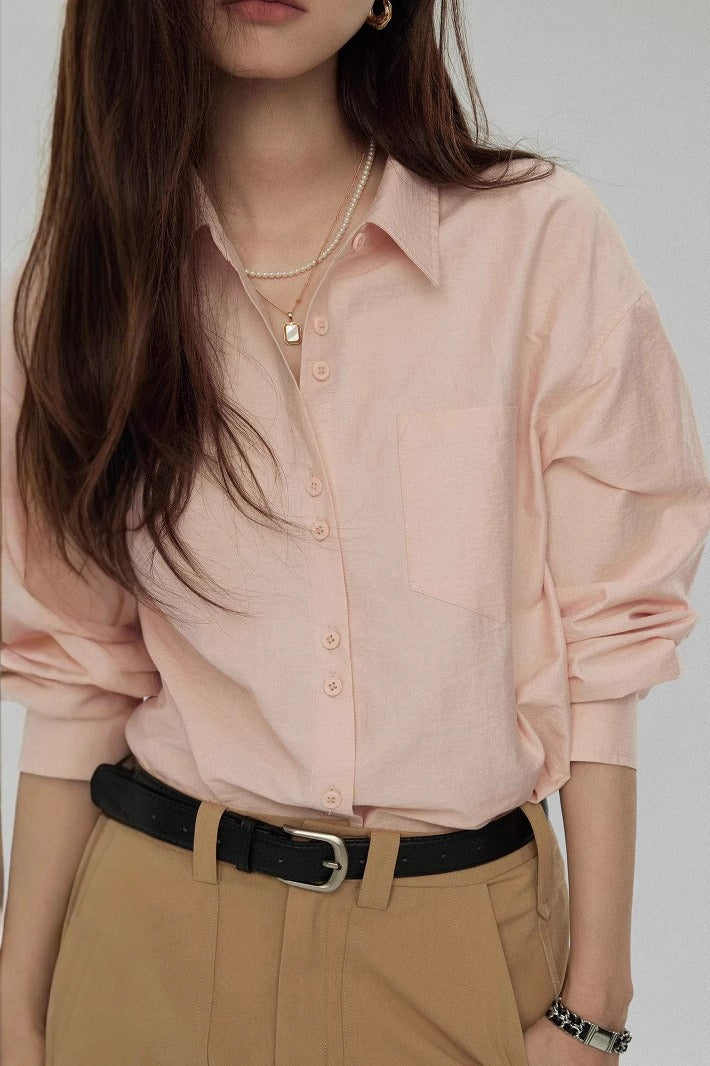 Elegant Button Down Long Sleeve Top Main image