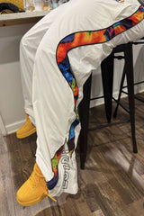 Street Style Hip Hop Loose Elastic Waist Unisex Pants