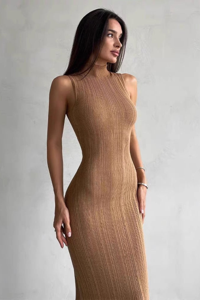 Fitted Elegant Knit Sweater Dress Main image