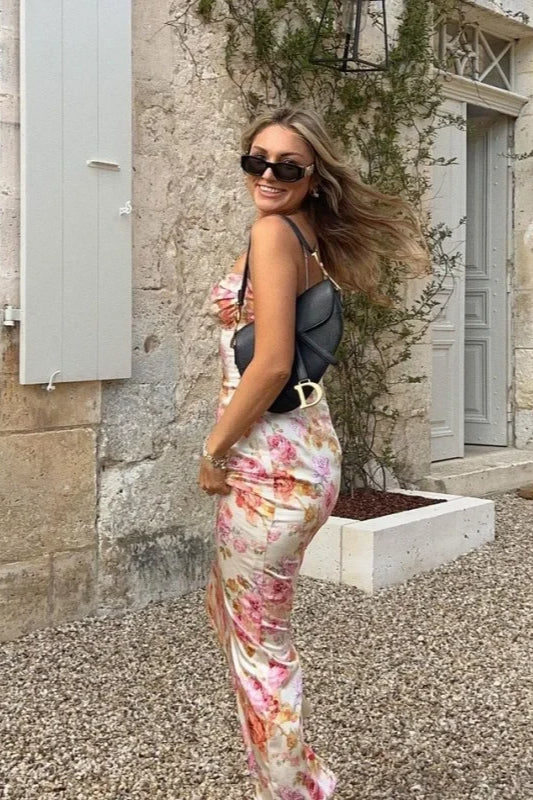 Spaghetti Strap Floral Dress Secondary image