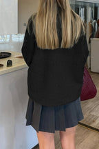 Casual Solid Color Long Sleeve Coat
