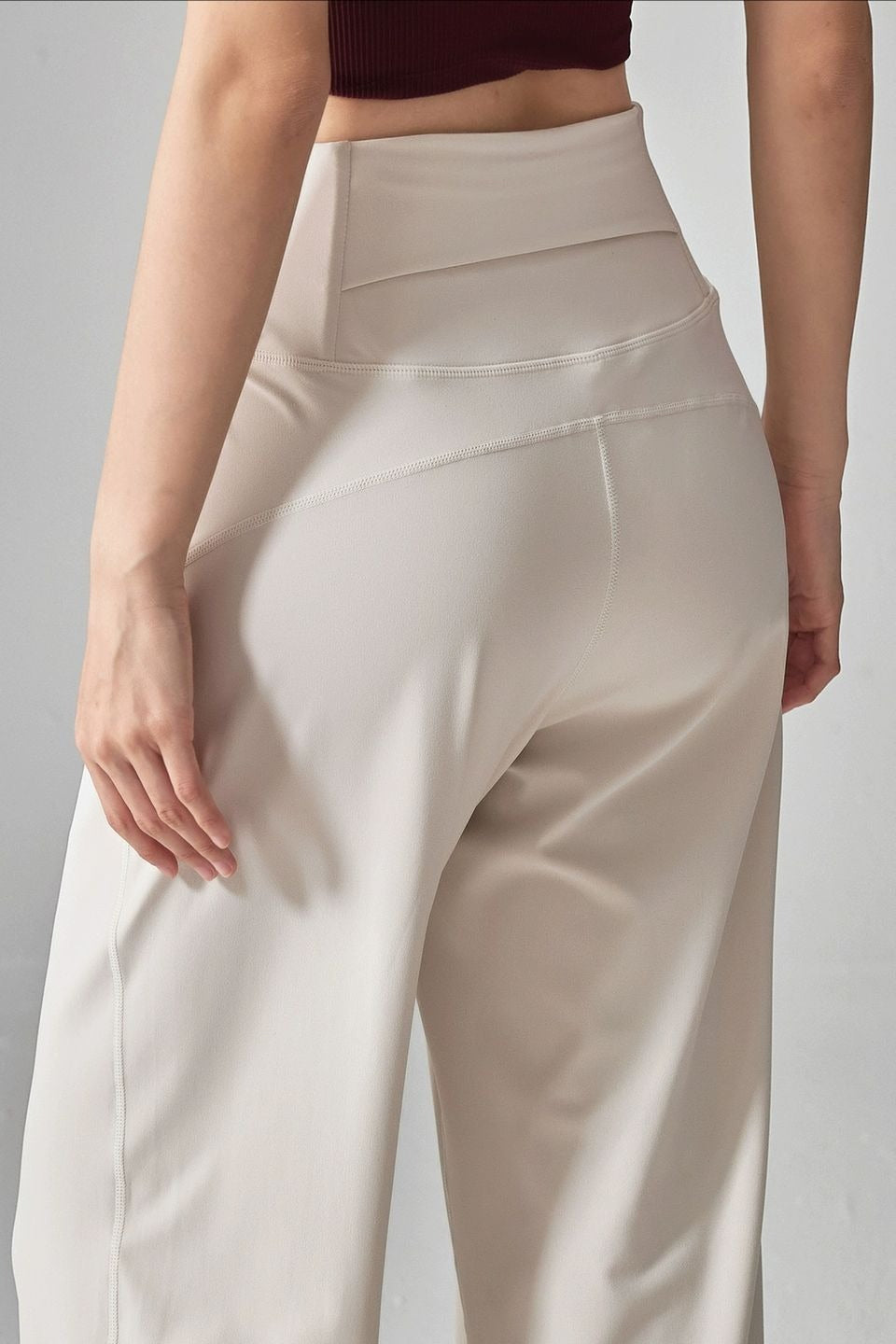 Barely There Drapey High Waisted Wide Leg Workout Pants Secondary image