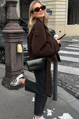 Heavyweight Tweed Double Breasted Coat