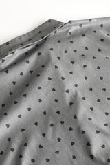 Lace Cuff Polka Dot Collar Blouse