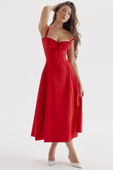 Bustier A-Line Slip Dress