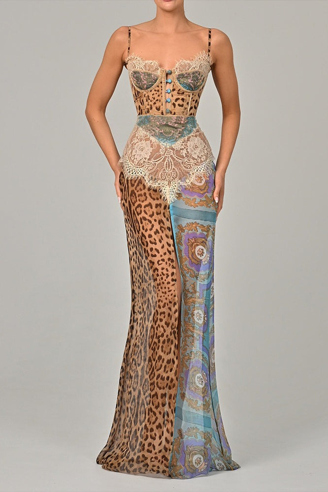 Chiffon Strapless Slip Dress Main image