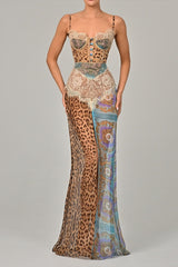 Chiffon Strapless Slip Dress