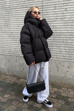 Relaxed Fit Quilted Longline Coat