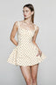 Polka Dot Square Neck Cami Mini Dress