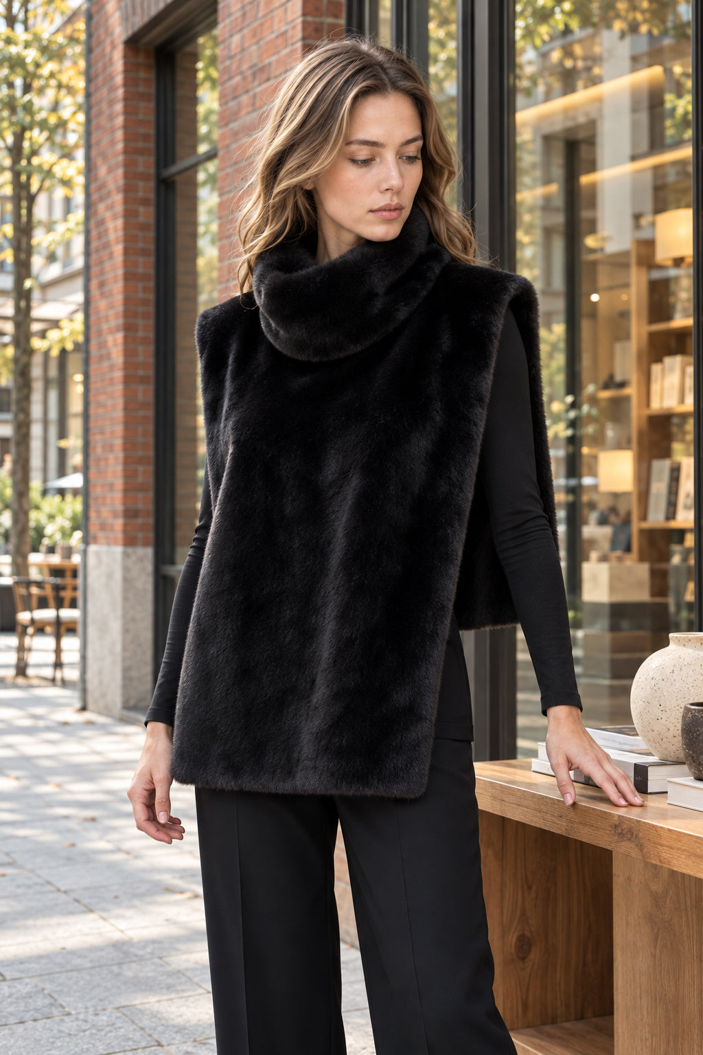 Thicken Warm Sleeveless Vest Coat