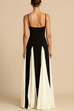 Elegant Panelled Slip Party Dress