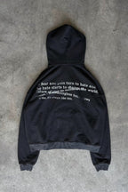 Digital Pattern Print Zip Hoodie