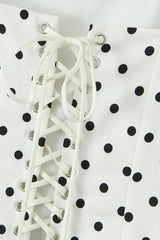 Polka Dot Square Neck Cami Mini Dress