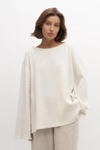 Loose Fit Backless Sweater