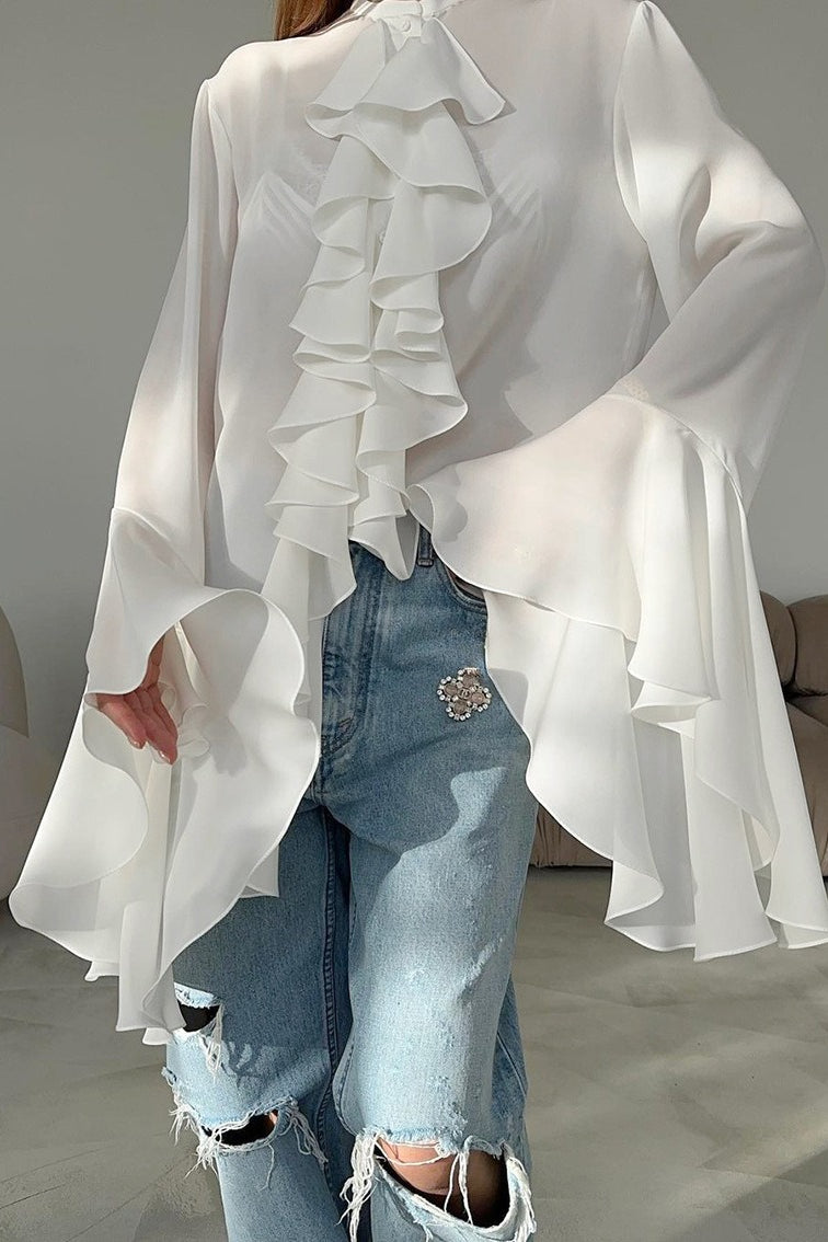 Design Ruffle Flare Blouse Main image