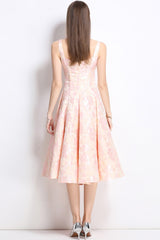 Jacquard Strapless Slip Formal Dress