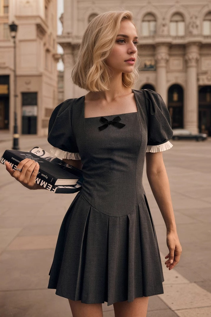 Vintage Fitted A Line Work Dress Main image