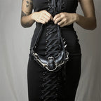Punk Rivets Gothic Rock Metal Buckles Sparks Crossbody Shoulder Bag