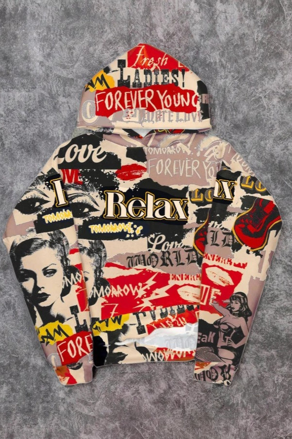 3D Print Pullover Hoodie Secondary image
