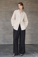 French Lazy Sheer Blouse