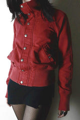 Urban Stand Collar Zip Detail Jacket