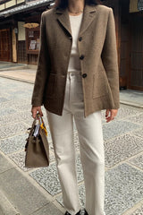 Slim Wool Coat Blazer