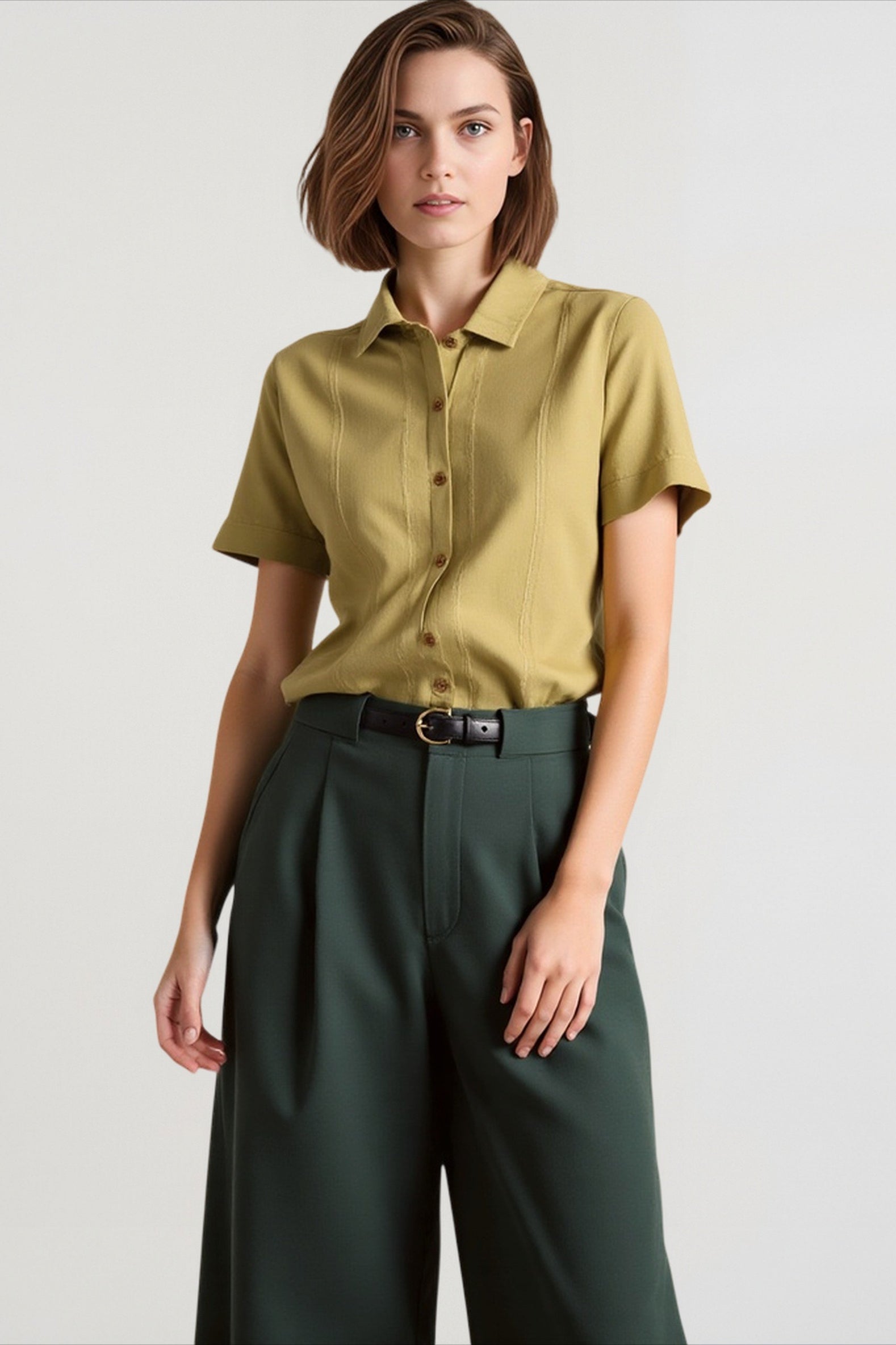 Vintage Linen Relaxed Blouse Secondary image