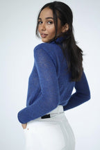 Openwork Loose Long Sleeve Knit Top