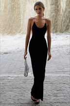 Sexy Backless Curve Fit Slip Dress