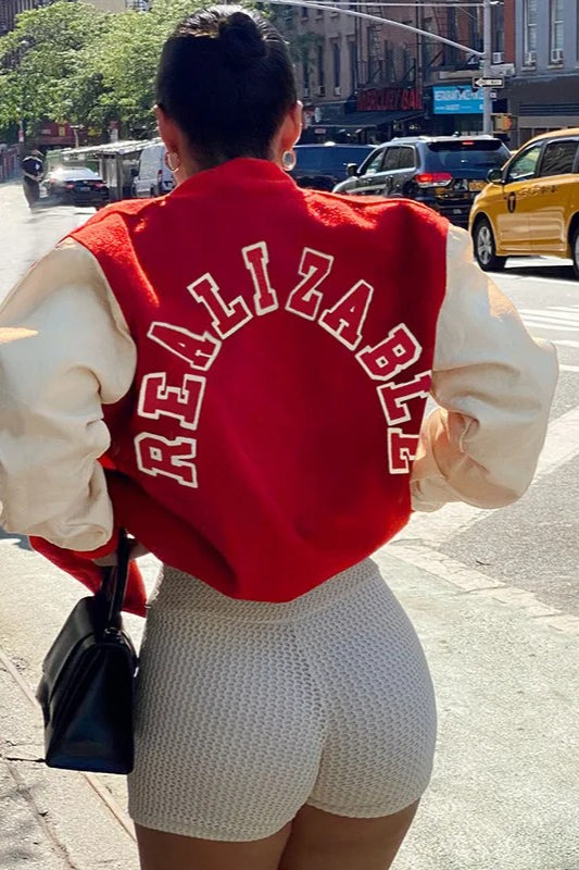 Y2K Streetwear Letter Embroidery Jacket Secondary image