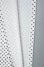 Retro Polka Dot Patchwork Halter Ruched Maxi Dress