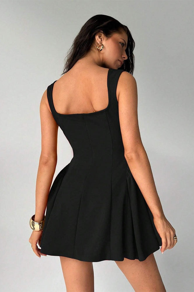 Elegant Square Neck Sleeveless Bodycon Cocktail Dress Secondary image
