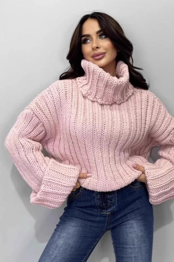 Relaxed Fit Turtleneck Sweater Main image