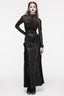 Women's Gorgeous Textured Gothic Midi Party Club Decoration  Lace Splicing Long Skirt