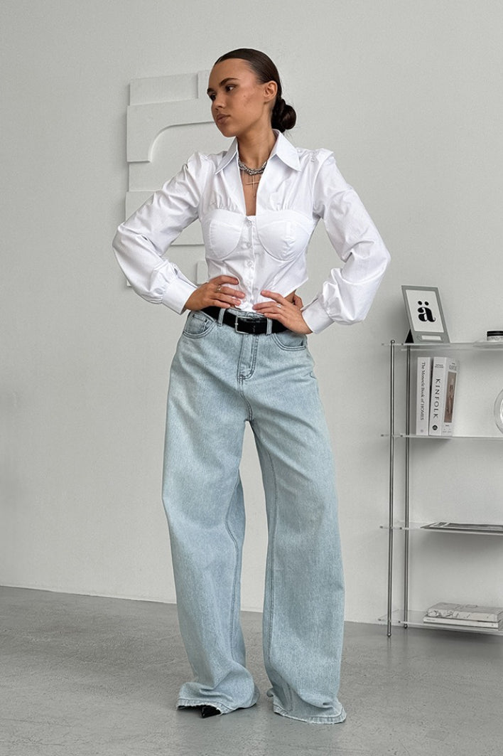 Sophisticated Poly Cotton Blouse Main image