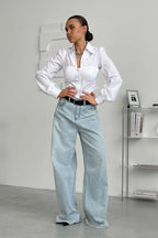 Sophisticated Poly Cotton Blouse