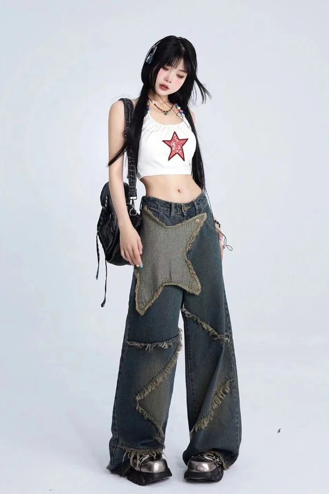Vintage Star Wide Leg Jeans Secondary image