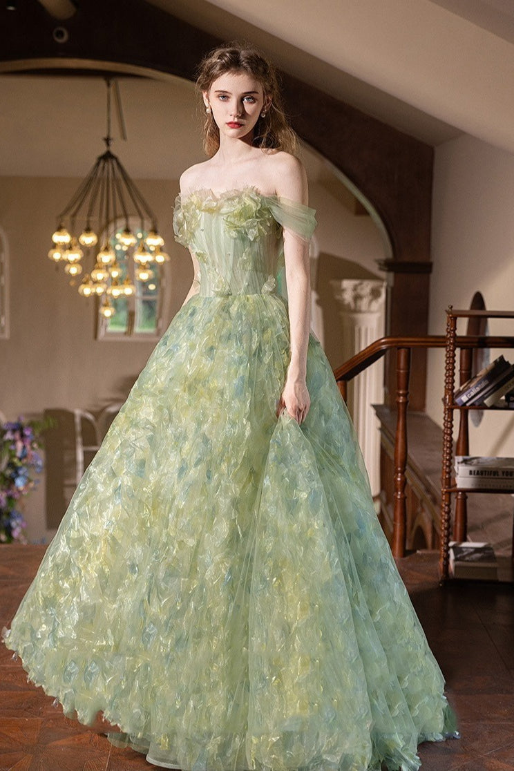 Forest Fairy Tulle Gown Prom Dress Secondary image
