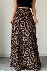 High Waist A Line Maxi Skirt
