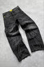 Bat Embroidered Loose Fit Streetwear Jeans
