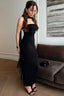 Strapless Ribbon Bodycon Birthday Dress