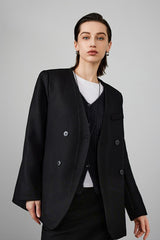Timeless Wool Double Breasted Blazer