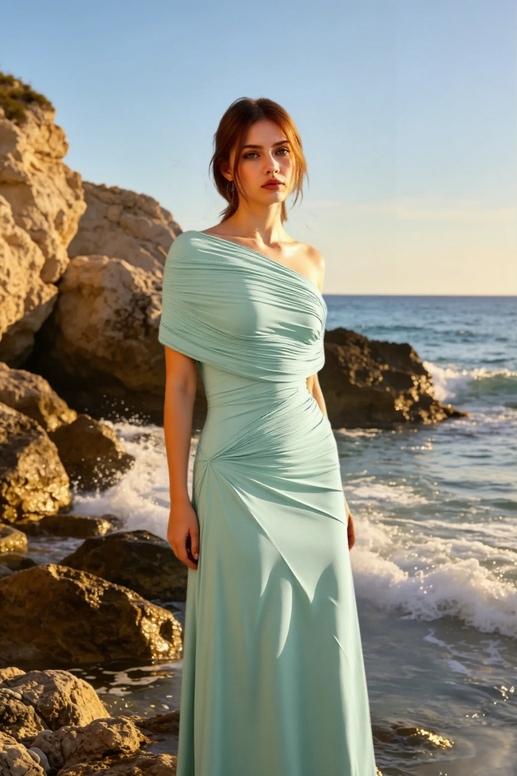 Sexy Fitted Ruched Off Shoulder Bodycon Party Dress