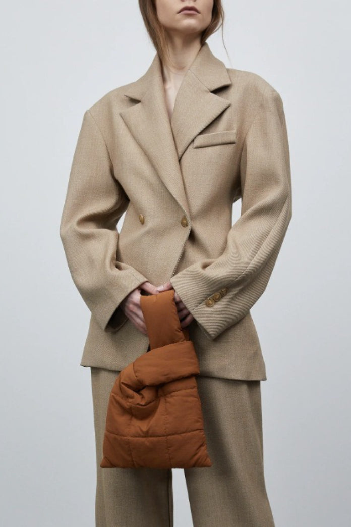 Luxe Draped Notch Collar Blazer Main image