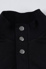 Fitted Short Band Collar Jacket
