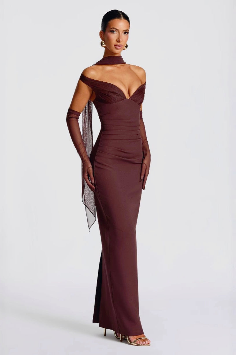 Stretch Off-Shoulder Bodycon Birthday Dress Secondary image